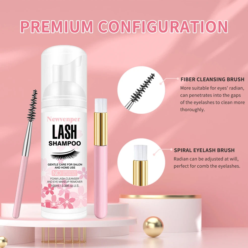 Eyelash Shampoo Kit