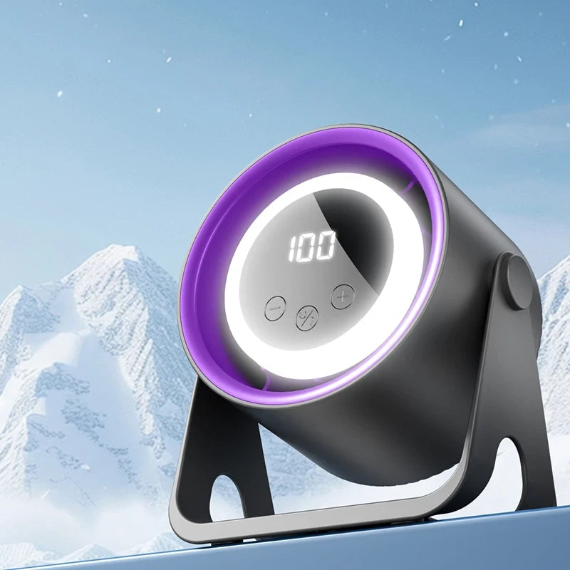Portable USB Fan LCD Display