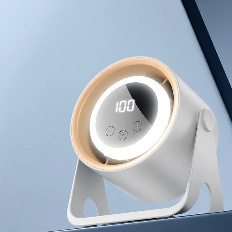 Portable USB Fan LCD Display
